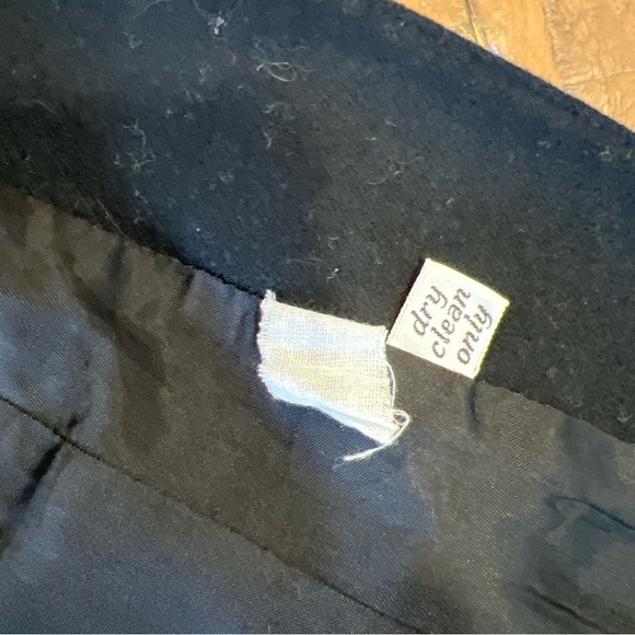 Vintage Pendleton Wool Blazer Women 8 Black Jacket Made In USA Utilitarian - Picture 5 of 11